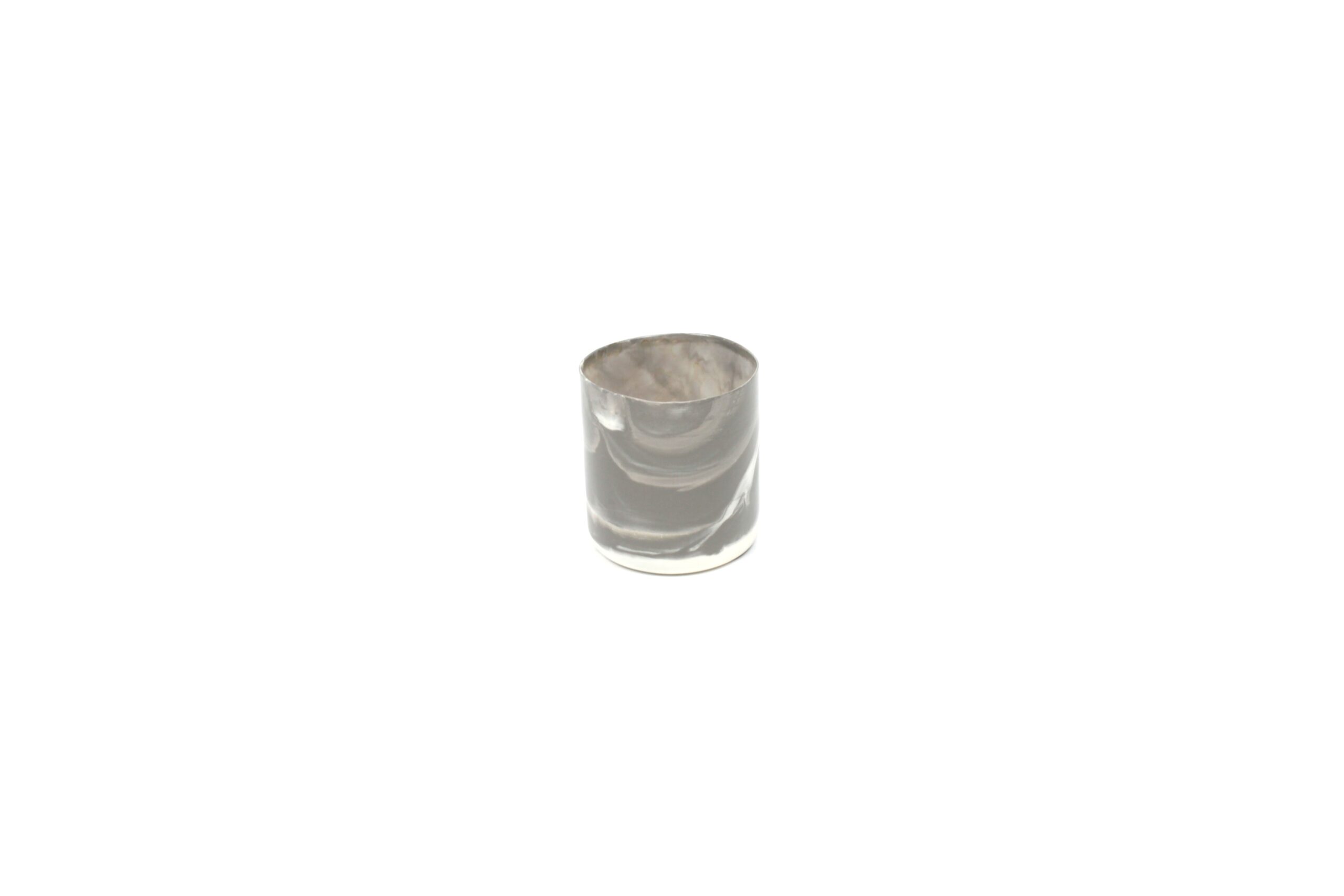 Grey Marble El Yapımı Porselen Bardak