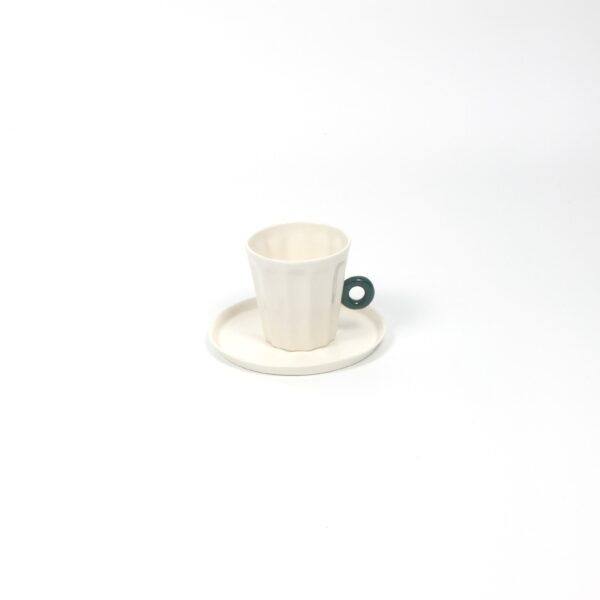 Yeşil Saplı Pure Fincan