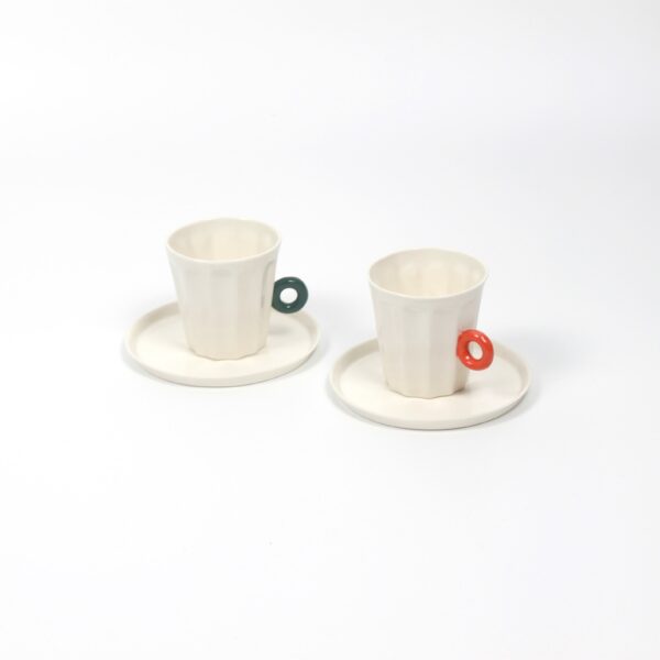 Yeşil Saplı Pure Fincan